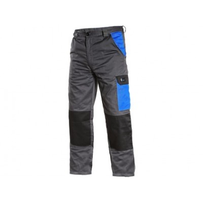 Pánske montérkové nohavice  CXS PHOENIX CEFEUS, šedo-modrá